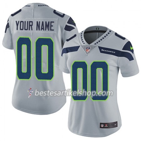 Damen Seattle Seahawks Trikot Navy Grau - Personalisiert